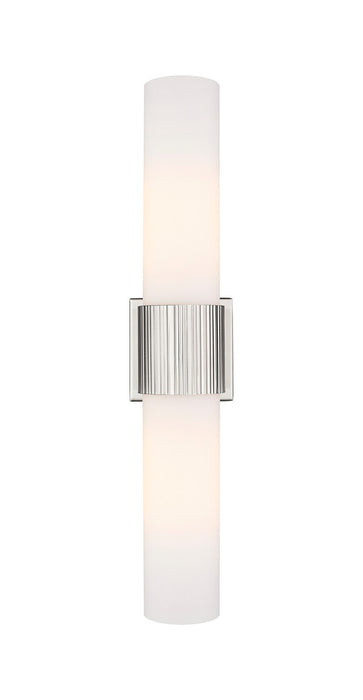 Innovations 428-2WL-SN-G428-12WH LED Bath Vanity, Satin Nickel