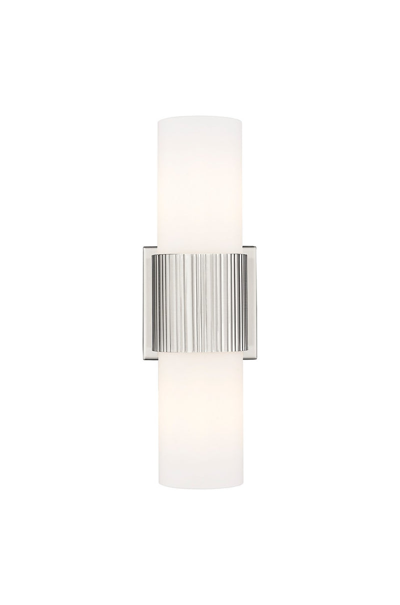 Innovations 428-2WL-SN-G428-7WH LED Bath Vanity, Satin Nickel