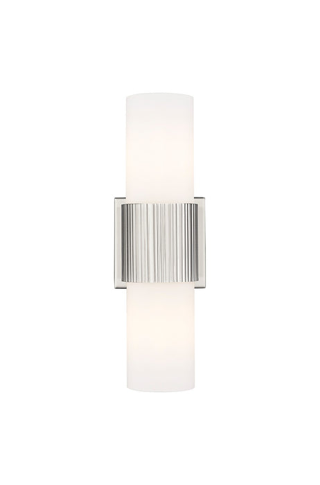 Innovations 428-2WL-SN-G428-7WH LED Bath Vanity, Satin Nickel