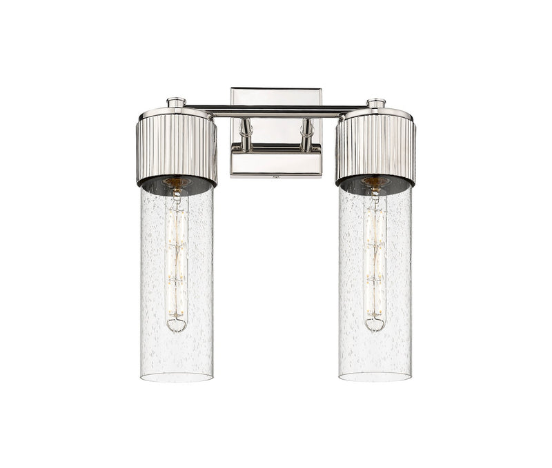 Innovations 428-2W-PN-G428-12SDY LED Bath Vanity, Polished Nickel