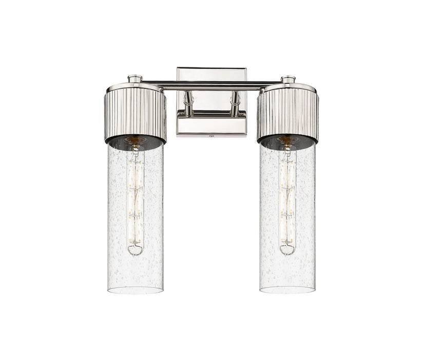 Innovations 428-2W-PN-G428-12SDY LED Bath Vanity, Polished Nickel