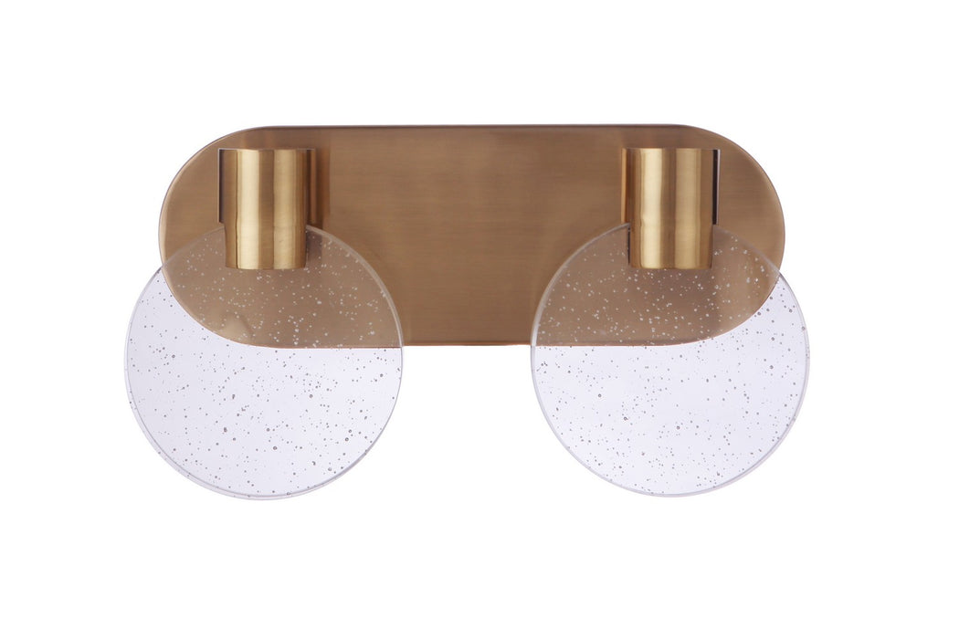 Craftmade 15114SB-LED LED Vanity, Satin Brass