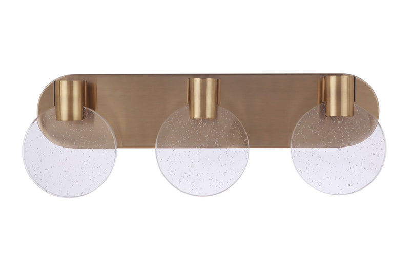 Craftmade 15122SB-LED LED Vanity, Satin Brass