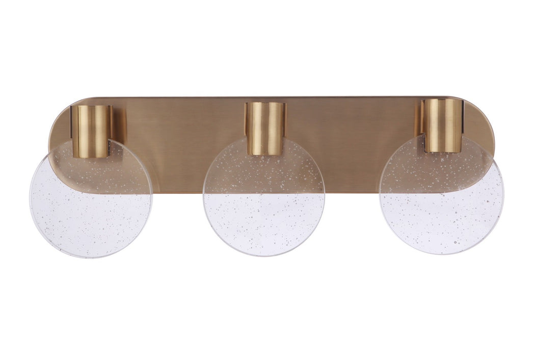 Craftmade 15122SB-LED LED Vanity, Satin Brass