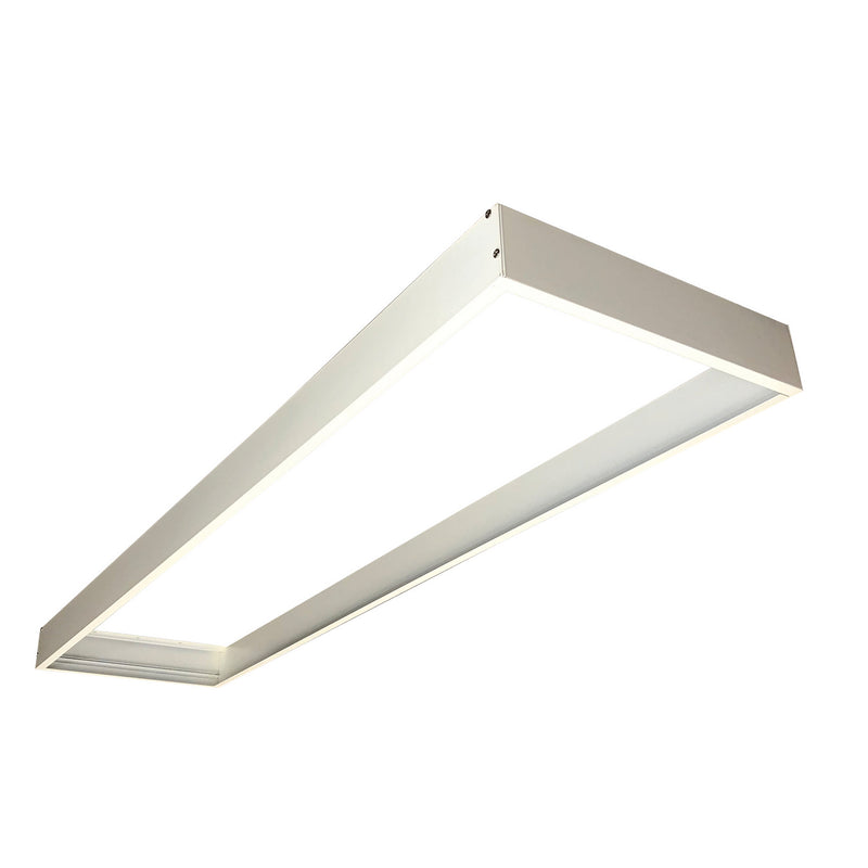 Nora Lighting NPDBL-14DFK/W Slide-in Frame for Surface Mounting Panels, White