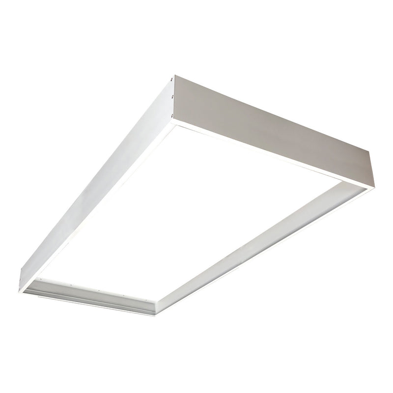 Nora Lighting NPDBL-24DDFK/W Slide-in Frame for Surface Mounting, White