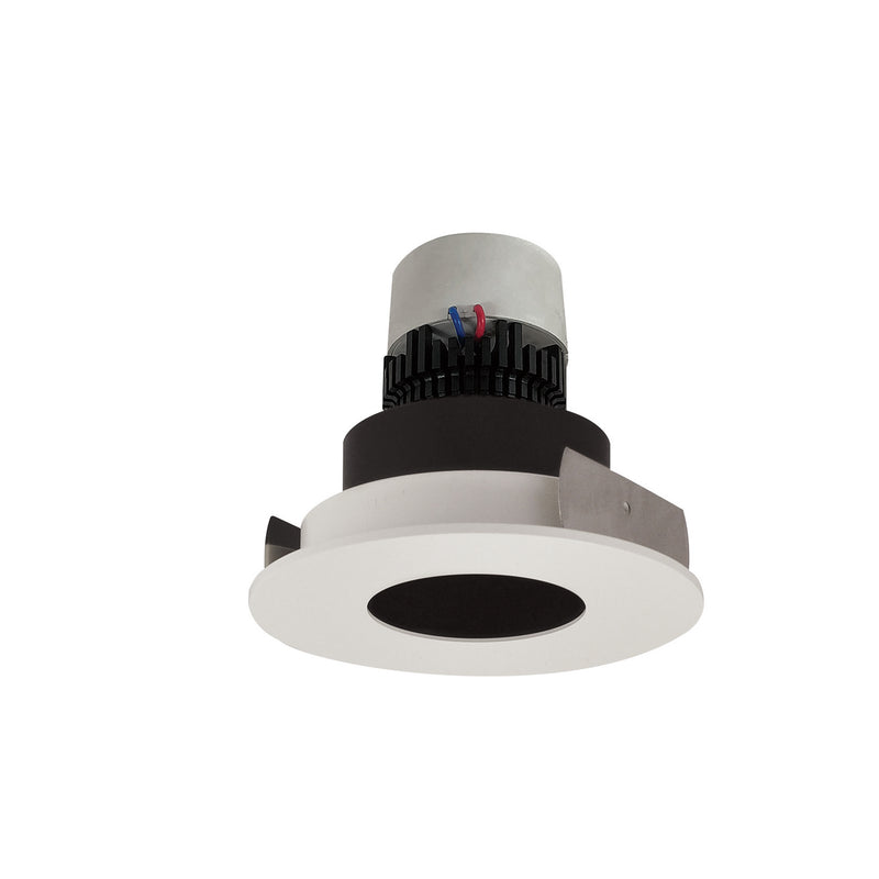 Nora Lighting NPR-4RPHCDXBMPW Recessed, Black Pinhole / Matte Powder White Flange