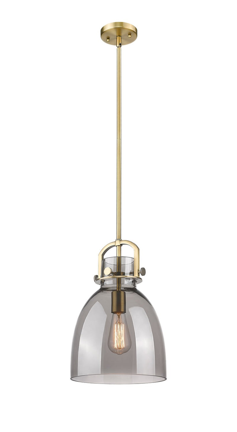 Innovations 410-1SM-BB-G412-10SM One Light Pendant, Brushed Brass