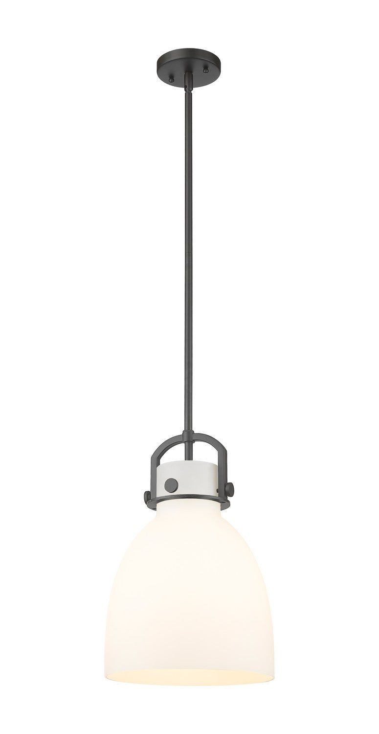 Innovations 410-1SM-BK-G412-10WH One Light Pendant, Matte Black