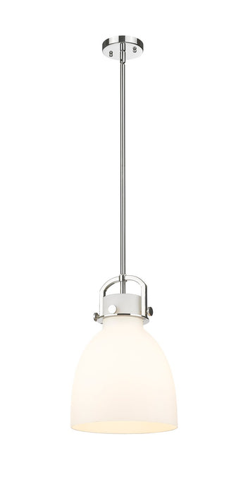 Innovations 410-1SM-PN-G412-10WH One Light Pendant, Polished Nickel