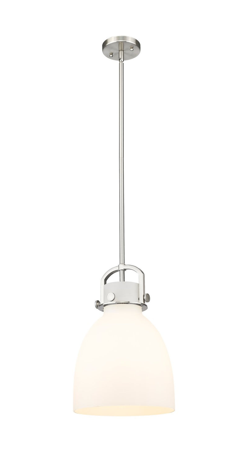 Innovations 410-1SM-SN-G412-10WH One Light Pendant, Satin Nickel