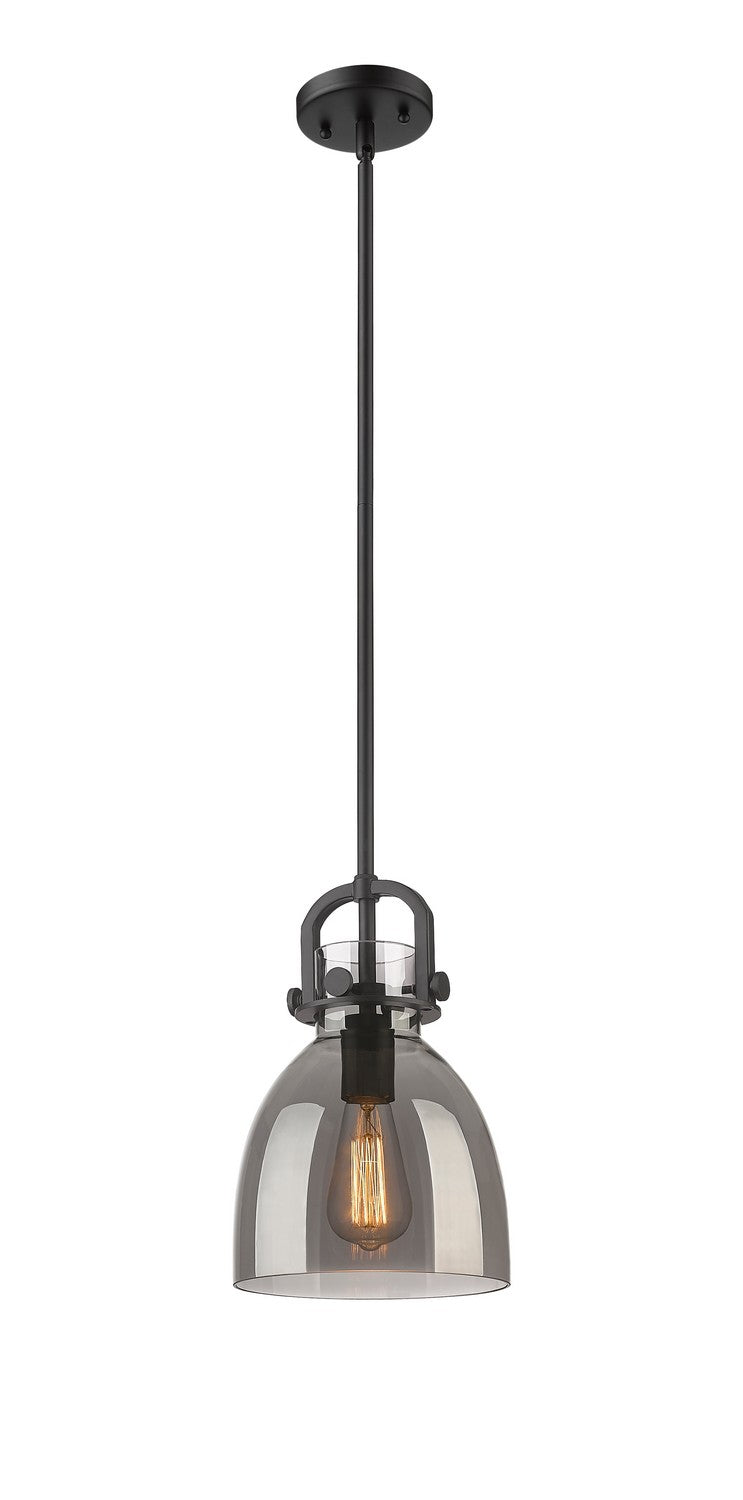 Innovations 410-1SS-BK-G412-8SM One Light Pendant, Matte Black
