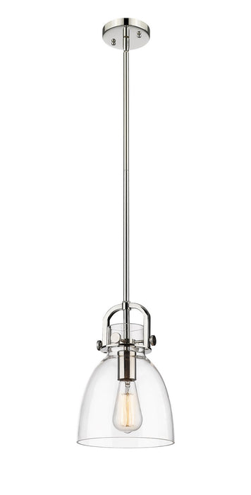 Innovations 410-1SS-PN-G412-8CL One Light Pendant, Polished Nickel