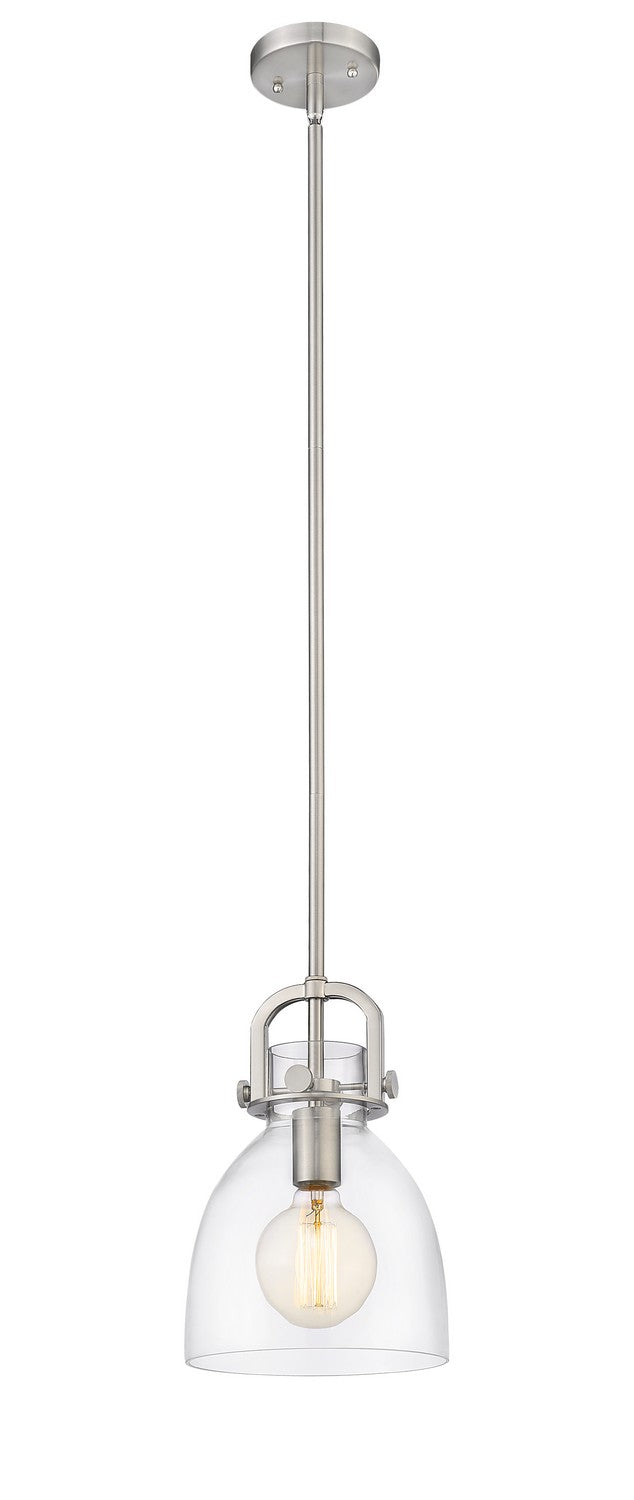 Innovations 410-1SS-SN-G412-8CL One Light Pendant, Satin Nickel