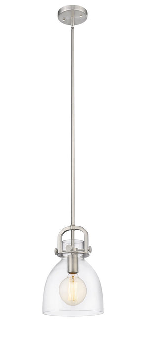 Innovations 410-1SS-SN-G412-8CL One Light Pendant, Satin Nickel