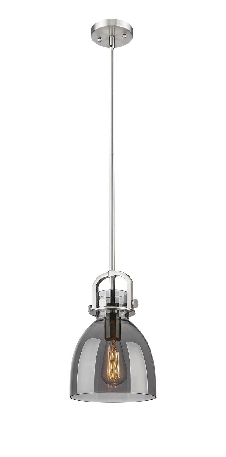 Innovations 410-1SS-SN-G412-8SM One Light Pendant, Satin Nickel