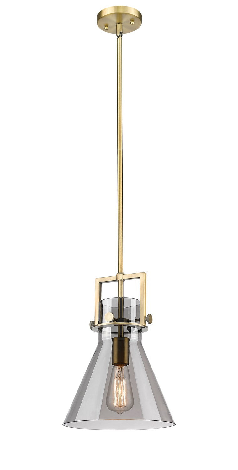 Innovations 411-1SM-BB-G411-10SM One Light Mini Pendant, Brushed Brass