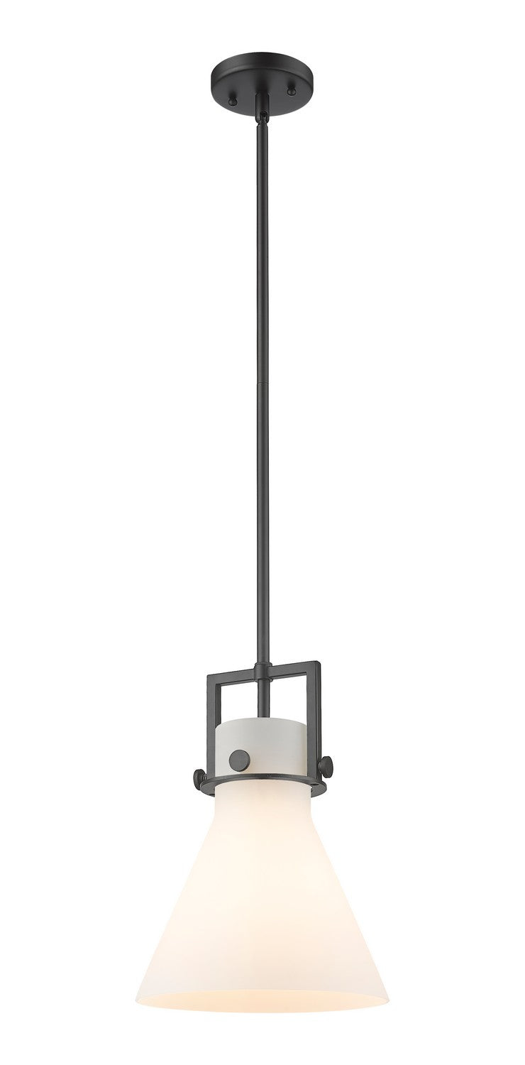 Innovations 411-1SM-BK-G411-10WH One Light Mini Pendant, Matte Black
