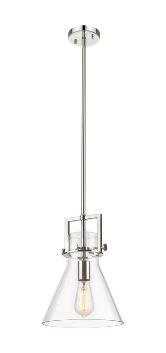 Innovations 411-1SM-PN-G411-10CL One Light Mini Pendant, Polished Nickel