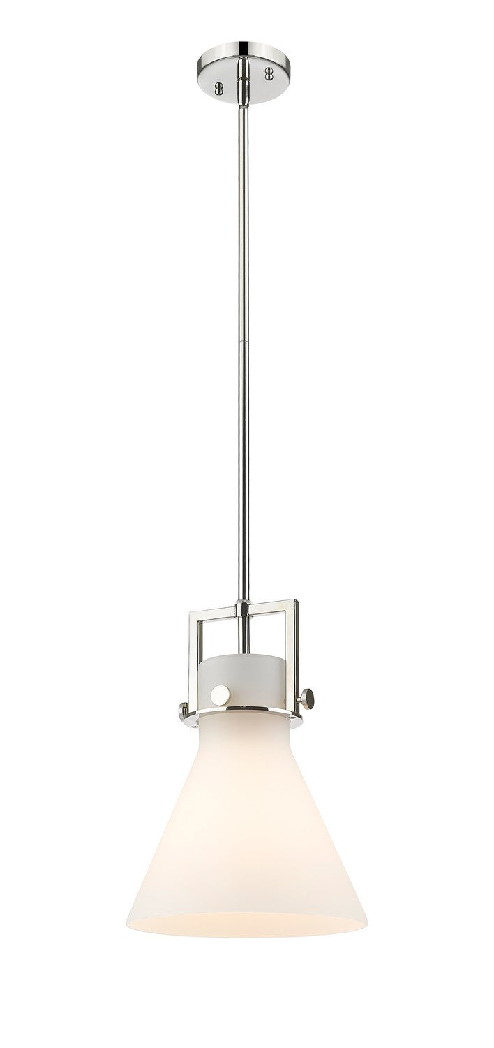 Innovations 411-1SM-PN-G411-10WH One Light Mini Pendant, Polished Nickel