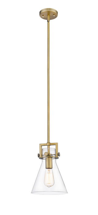 Innovations 411-1SS-BB-G411-8CL One Light Pendant, Brushed Brass