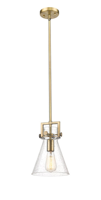 Innovations 411-1SS-BB-G411-8SDY One Light Pendant, Brushed Brass