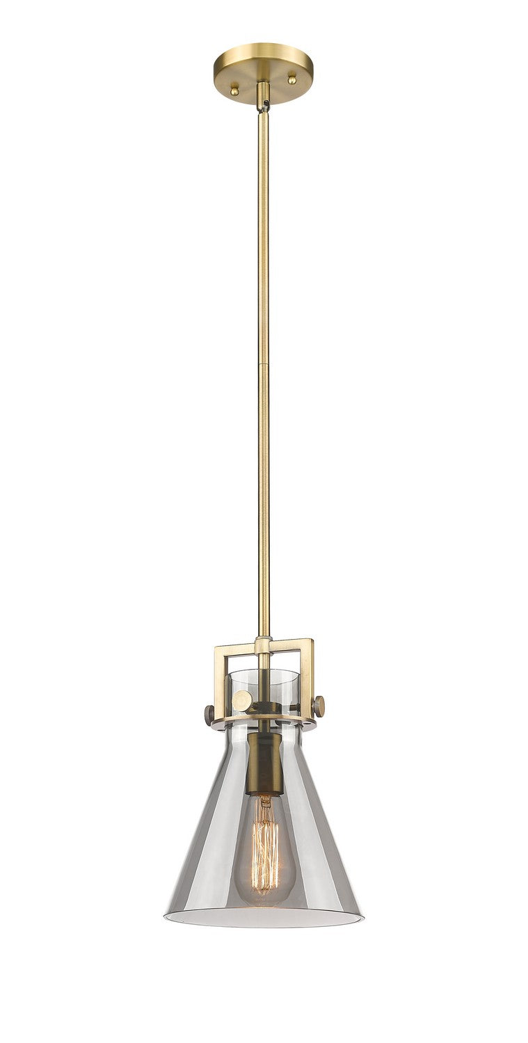 Innovations 411-1SS-BB-G411-8SM One Light Pendant, Brushed Brass