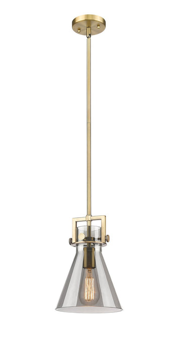 Innovations 411-1SS-BB-G411-8SM One Light Pendant, Brushed Brass