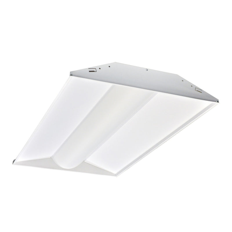 Nora Lighting NPTCB-E24L40/50W LED Center Basket Troffer, White