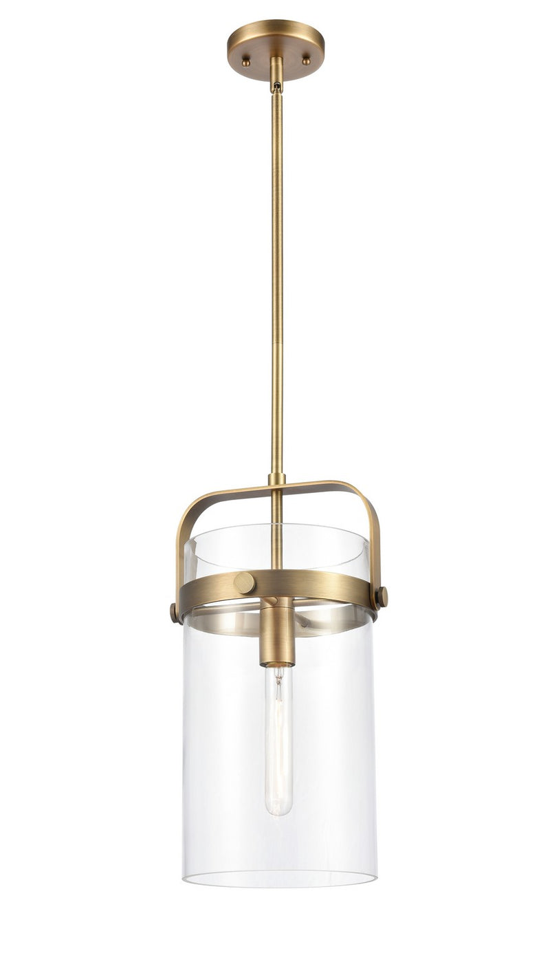 Innovations 413-1SM-BB-G413-1S-8CL LED Pendant, Brushed Brass