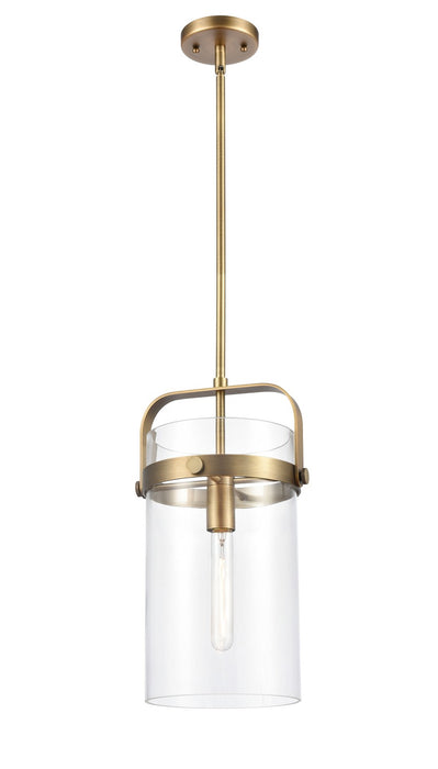 Innovations 413-1SM-BB-G413-1S-8CL LED Pendant, Brushed Brass