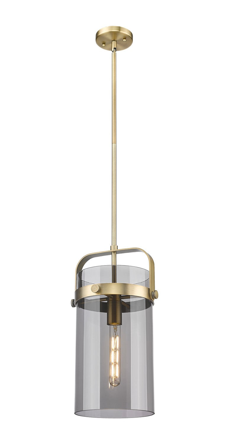 Innovations 413-1SM-BB-G413-1S-8SM LED Pendant, Brushed Brass