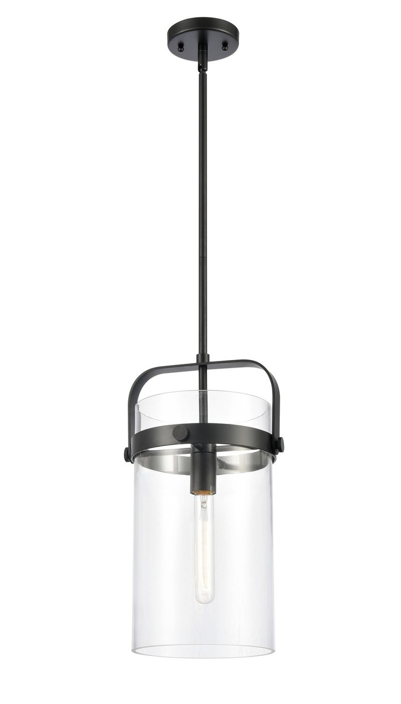 Innovations 413-1SM-BK-G413-1S-8CL LED Pendant, Matte Black