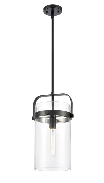Innovations 413-1SM-BK-G413-1S-8CL LED Pendant, Matte Black