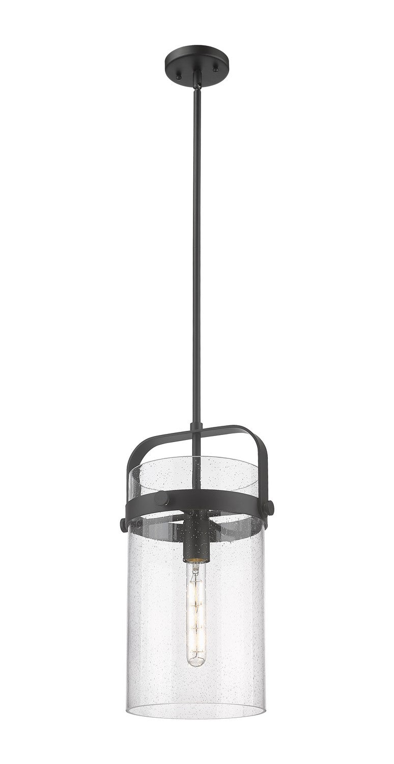 Innovations 413-1SM-BK-G413-1S-8SDY LED Pendant, Matte Black
