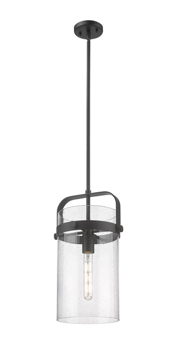 Innovations 413-1SM-BK-G413-1S-8SDY LED Pendant, Matte Black