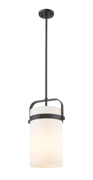 Innovations 413-1SM-BK-G413-1S-8WH LED Pendant, Matte Black