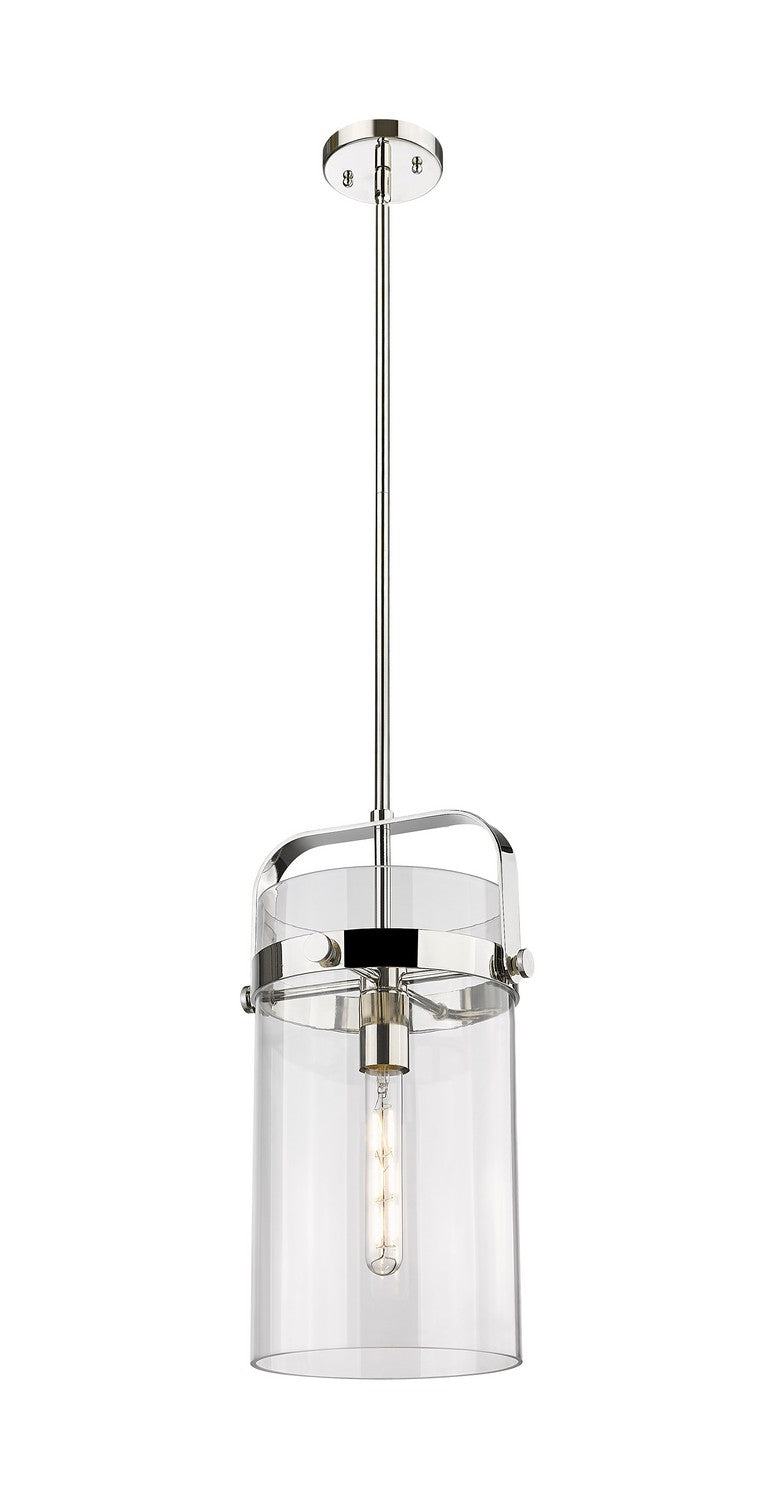 Innovations 413-1SM-PN-G413-1S-8CL LED Pendant, Polished Nickel