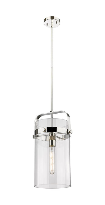 Innovations 413-1SM-PN-G413-1S-8CL LED Pendant, Polished Nickel