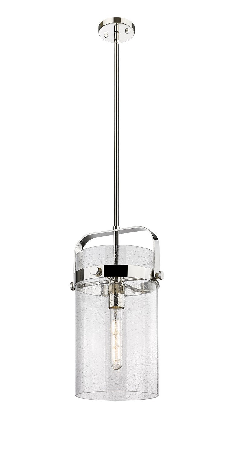 Innovations 413-1SM-PN-G413-1S-8SDY LED Pendant, Polished Nickel