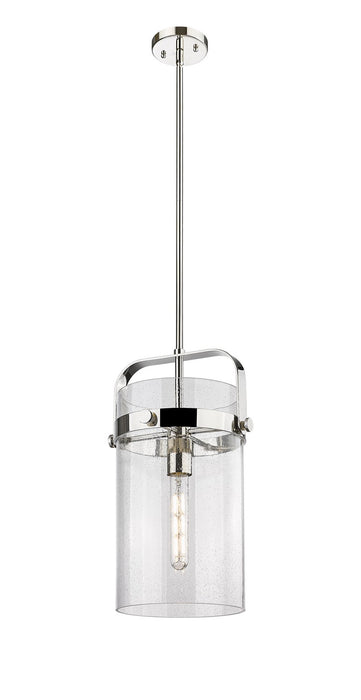 Innovations 413-1SM-PN-G413-1S-8SDY LED Pendant, Polished Nickel