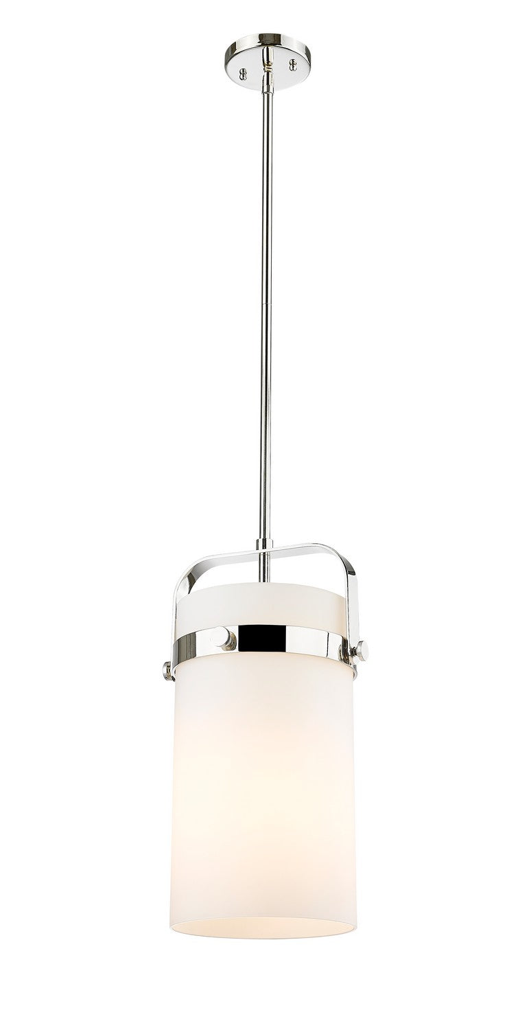 Innovations 413-1SM-PN-G413-1S-8WH LED Pendant, Polished Nickel