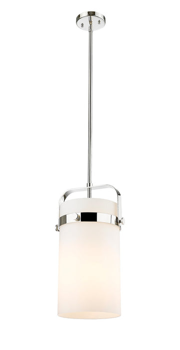 Innovations 413-1SM-PN-G413-1S-8WH LED Pendant, Polished Nickel