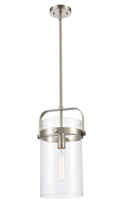 Innovations 413-1SM-SN-G413-1S-8CL LED Pendant, Satin Nickel