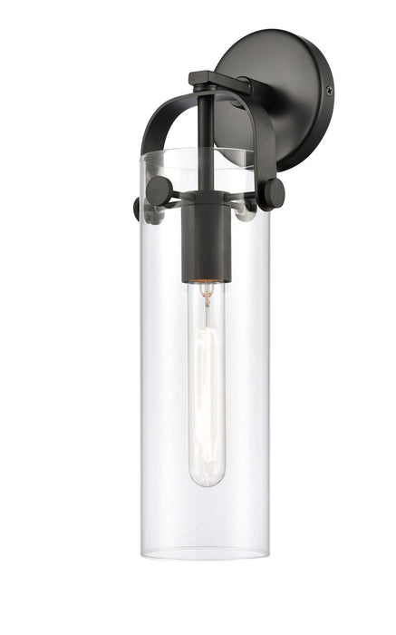 Innovations 413-1W-BK-G413-1W-4CL LED Wall Sconce, Matte Black