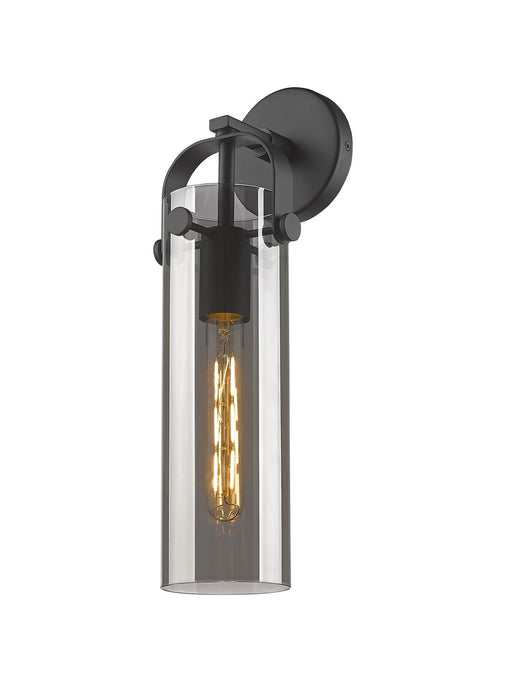 Innovations 413-1W-BK-G413-1W-4SM LED Wall Sconce, Matte Black