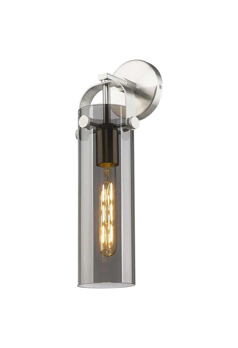 Innovations 413-1W-SN-G413-1W-4SM LED Wall Sconce, Satin Nickel