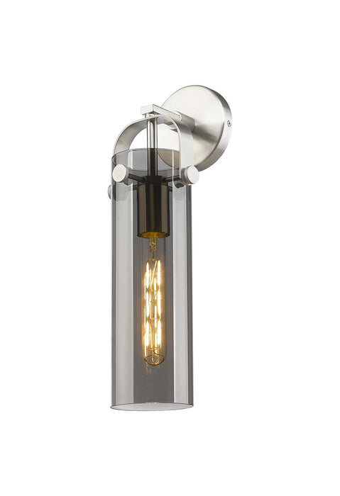 Innovations 413-1W-SN-G413-1W-4SM LED Wall Sconce, Satin Nickel