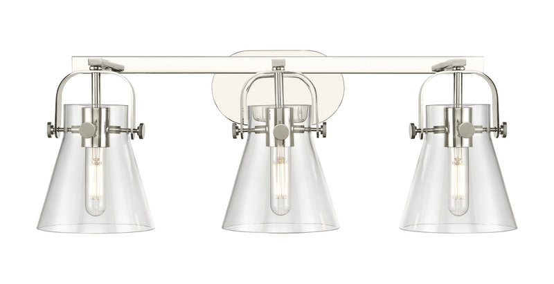 Innovations 423-3W-PN-G411-6CL LED Bath Vanity, Polished Nickel