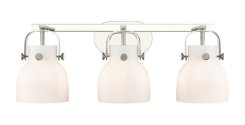 Innovations 423-3W-PN-G412-6WH LED Bath Vanity, Polished Nickel